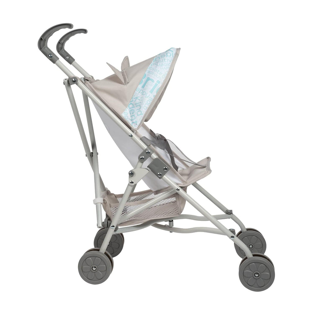 Be Bright Wolf Medium Shade Stroller with Clip-On Wolf Toy