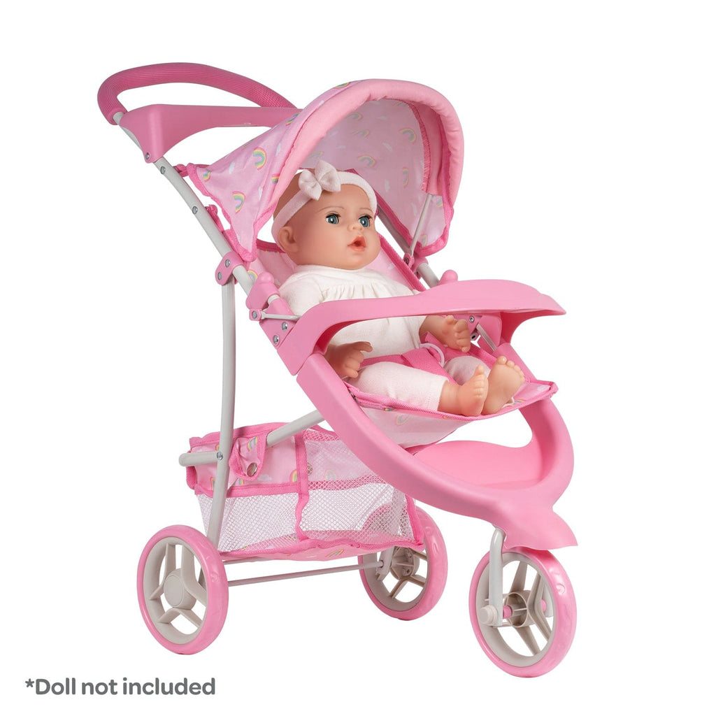 Rainbow Rose Snack N Go Baby Doll Stroller