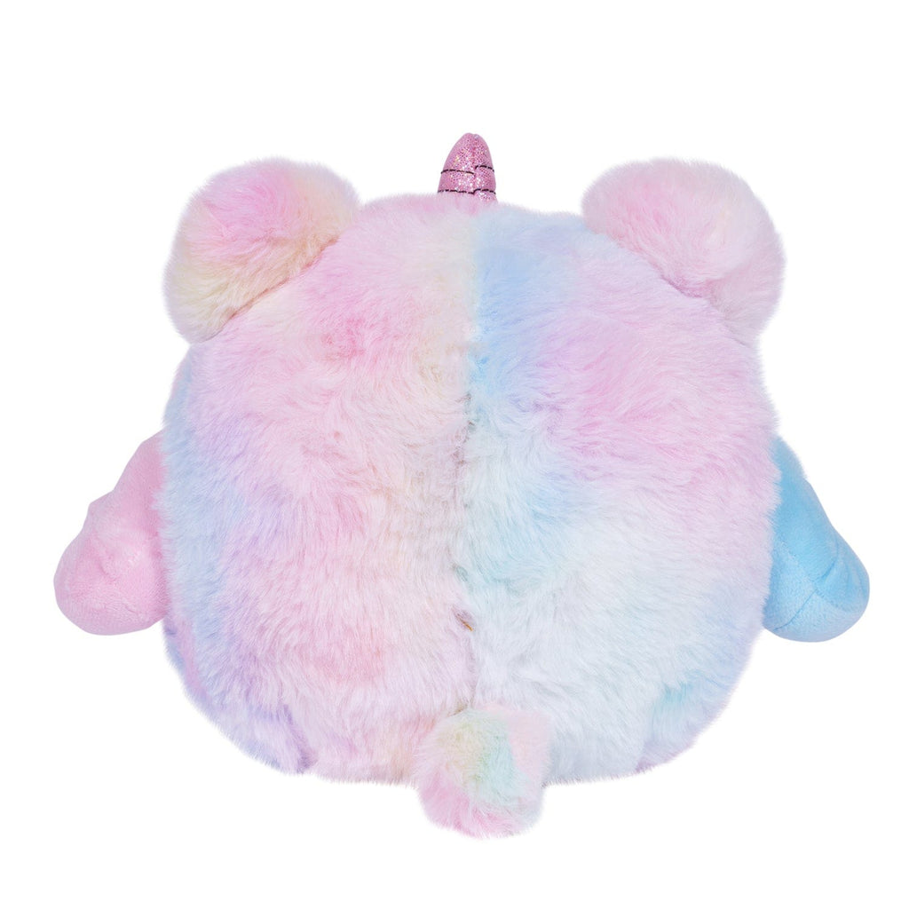 Adora's Happy Teddy Cuddle Monster cute stuffed animal has ultra-soft faux fur to provide maximum soothing, plus built-in fidget toys in her paws, ears, and tail to provide sensory relief. She has a 1 lb. weighted body to help relieve anxiety and stress, plus her 7" size is perfect for little hands. 