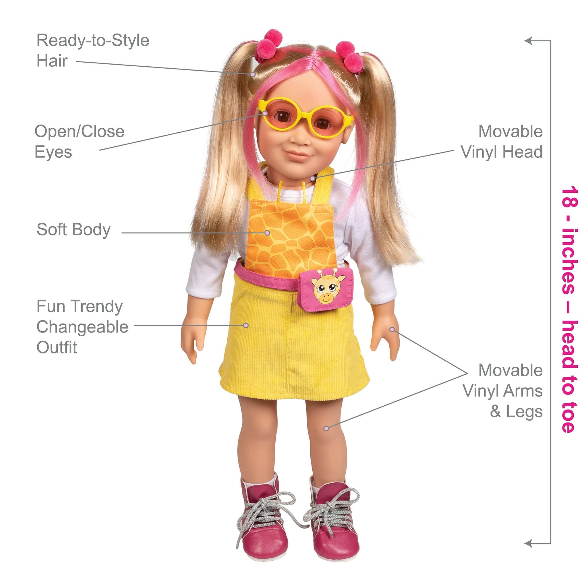 Amazing Girls 18 inch Doll Lucy (Amazon Exclusive) – Adora