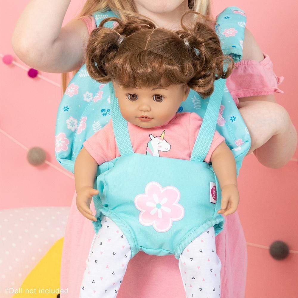 Adora Baby Doll Carrier in Bright Flower Print, Doll Accessories