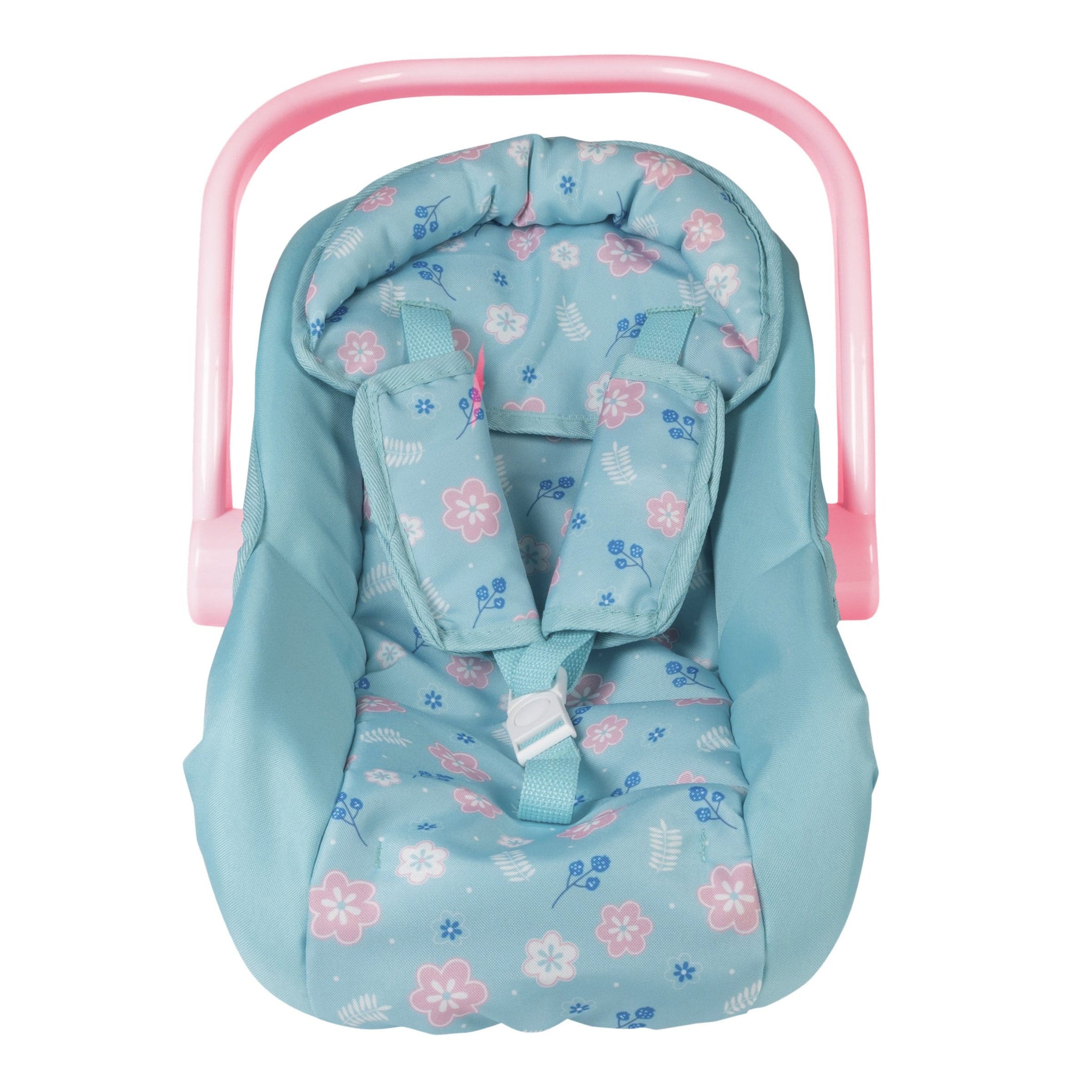 Adora Baby Doll Car Seat Carrier in Pink Floral Print - Adora