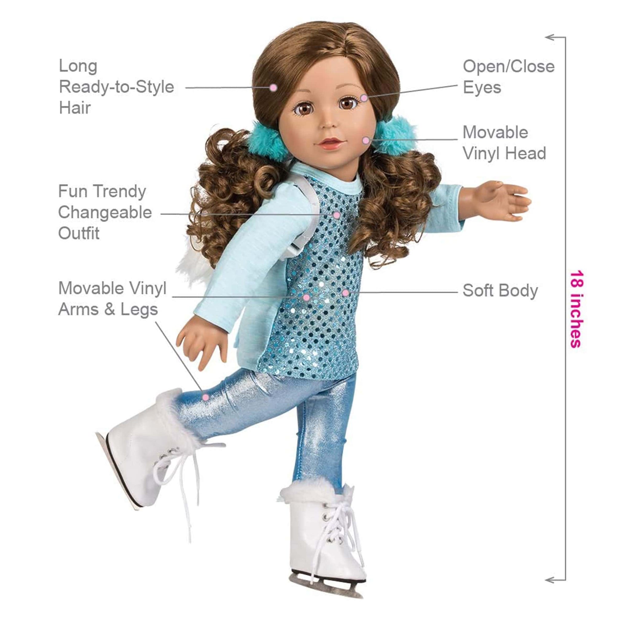 American girl doll ice skates shop