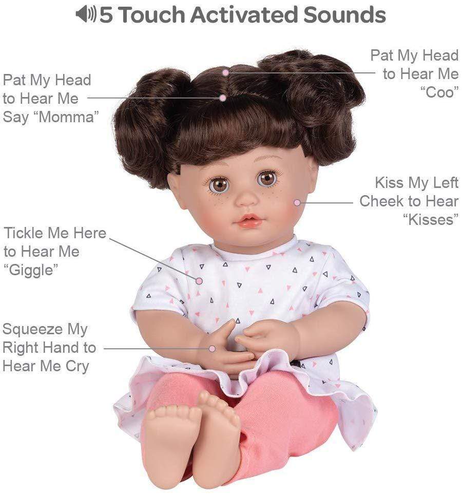 Adora Doll Interactive Baby Doll - My Cuddle & Coo Kitty Kisses