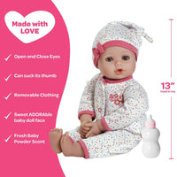 Adora PlayTime Baby Dot Baby Doll, Doll Clothes & Accessories Set