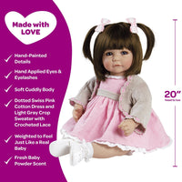 Adora Toddlertime Sweet Cheeks Baby Doll, Doll Clothes & Accessories Set