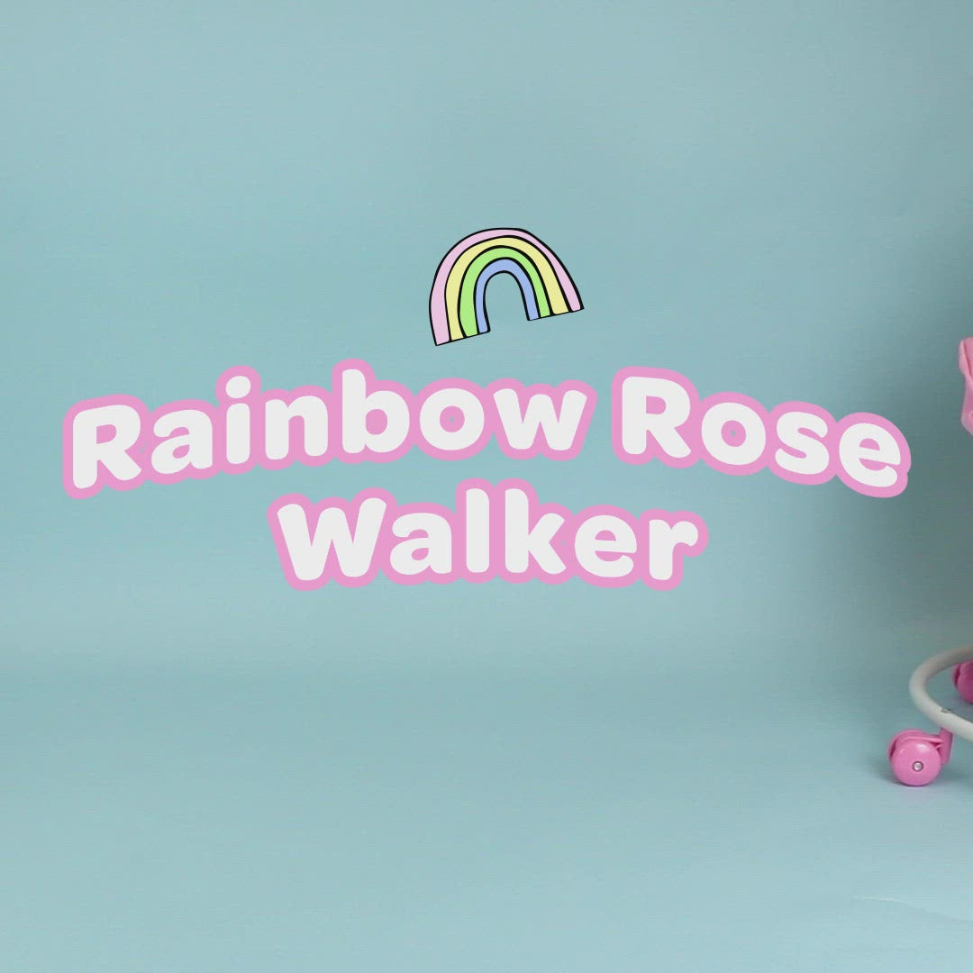 Rainbow Rose Baby Doll Walker