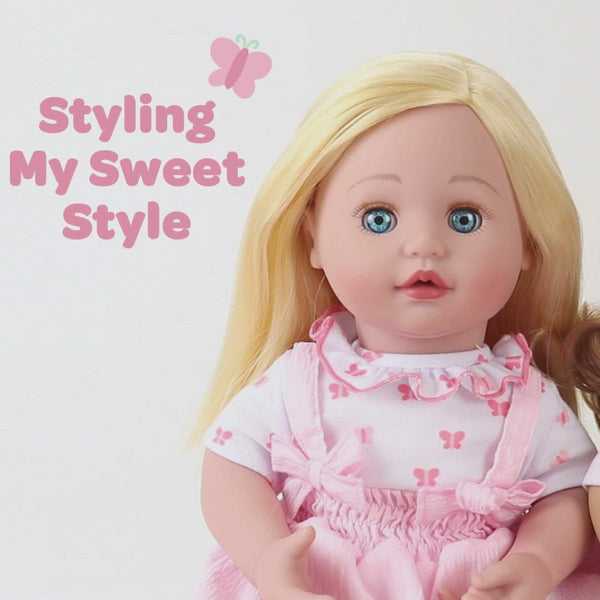 Adora My Sweet Hair Style Doll Sofia 15 inch Brown Hair Brown Eyes