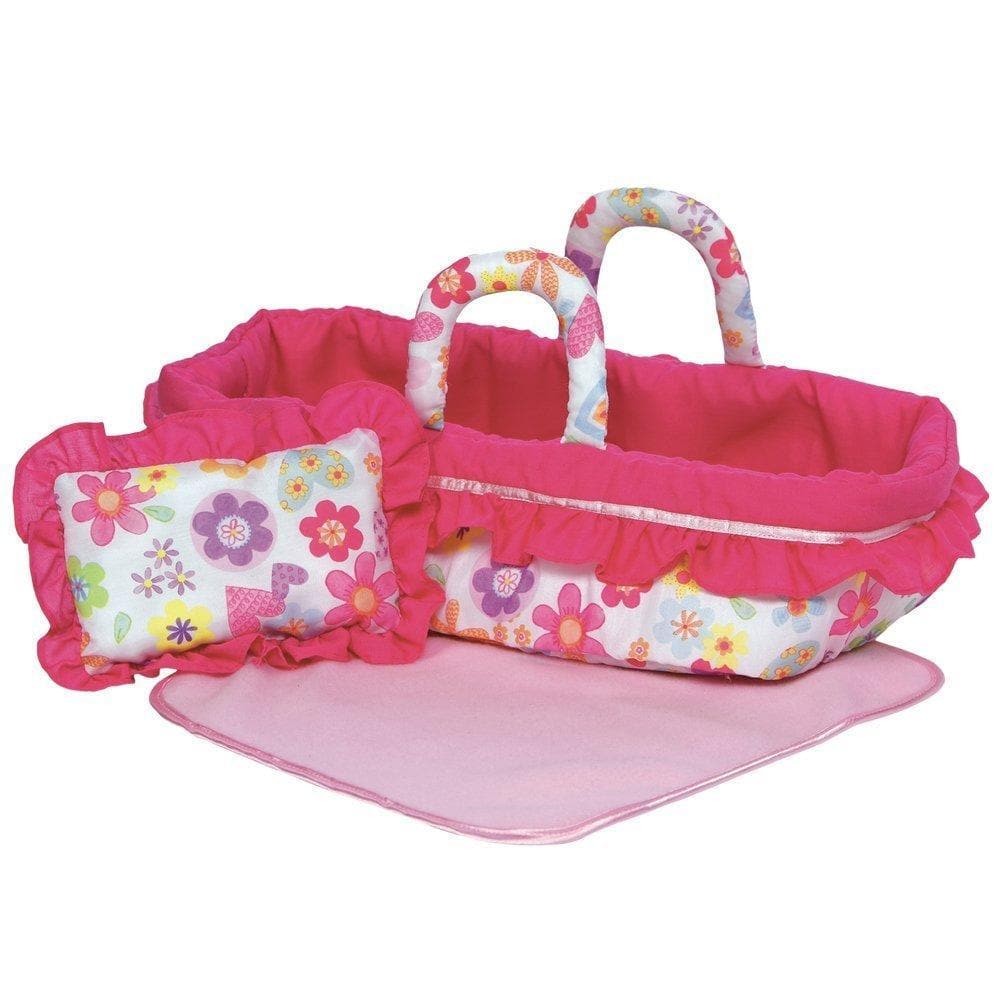 Adora Baby Doll Accessories Baby Doll Bed, fits 12-16" Baby Dolls