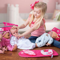 Adora Baby Doll Accessories 6-Piece Feeding Set with Bib & Bottle