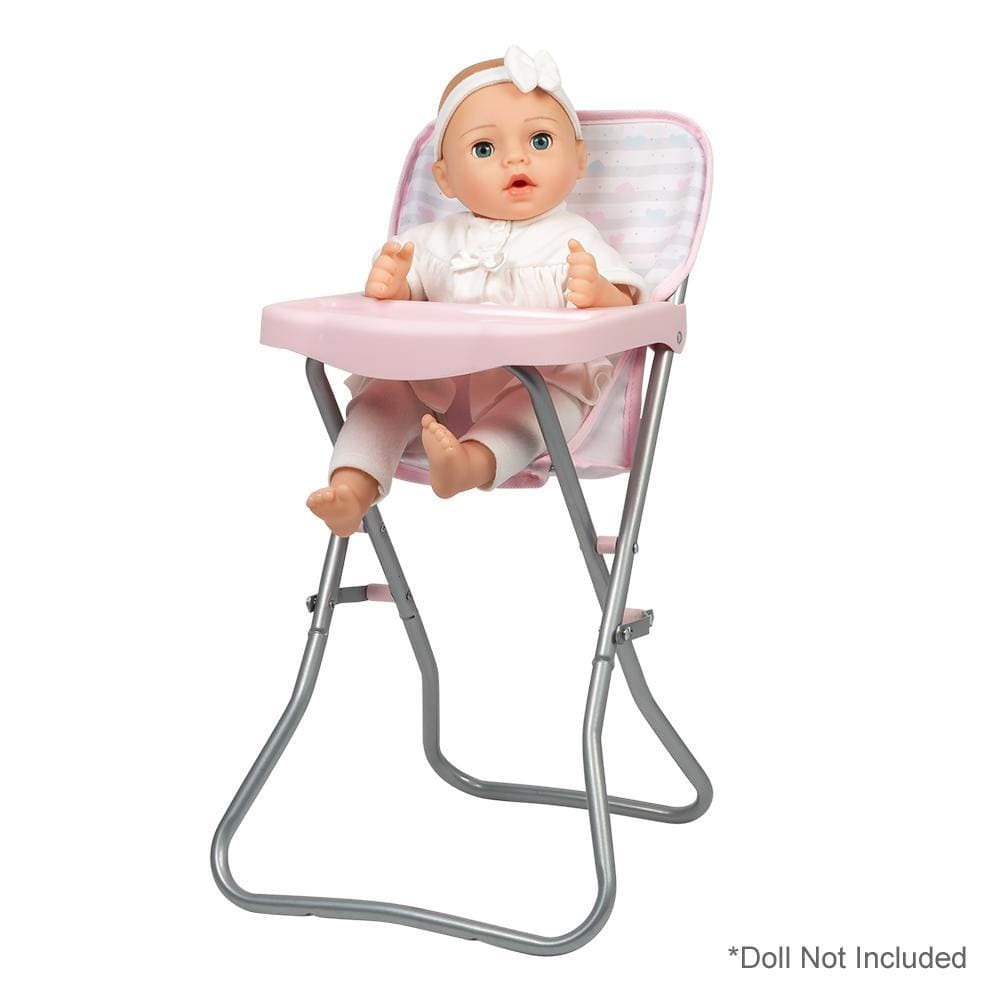 Adora Baby Doll High Chair - Pink Feeding Chair 20.5 inches