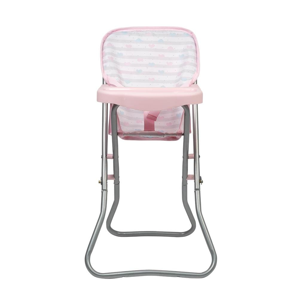 Adora Baby Doll High Chair - Pink Feeding Chair 20.5 inches