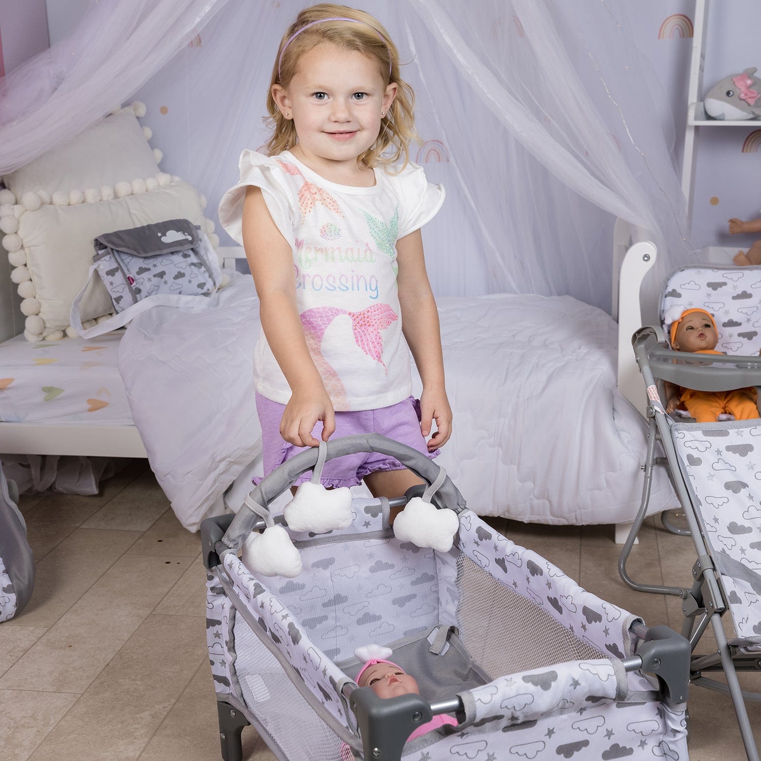 Silicone outlet baby cribs