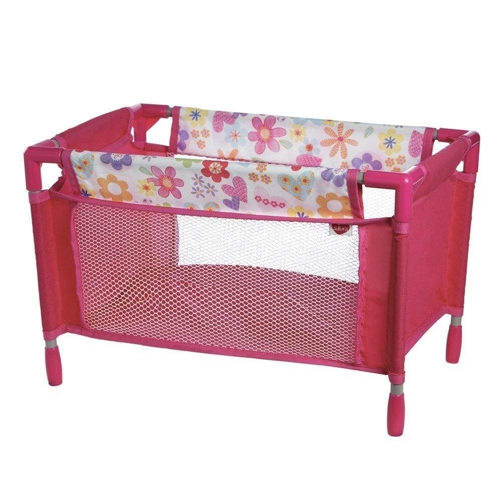 Adora Baby Doll Playpen Bed - Baby Doll Crib - Fits 13-20" Baby Dolls