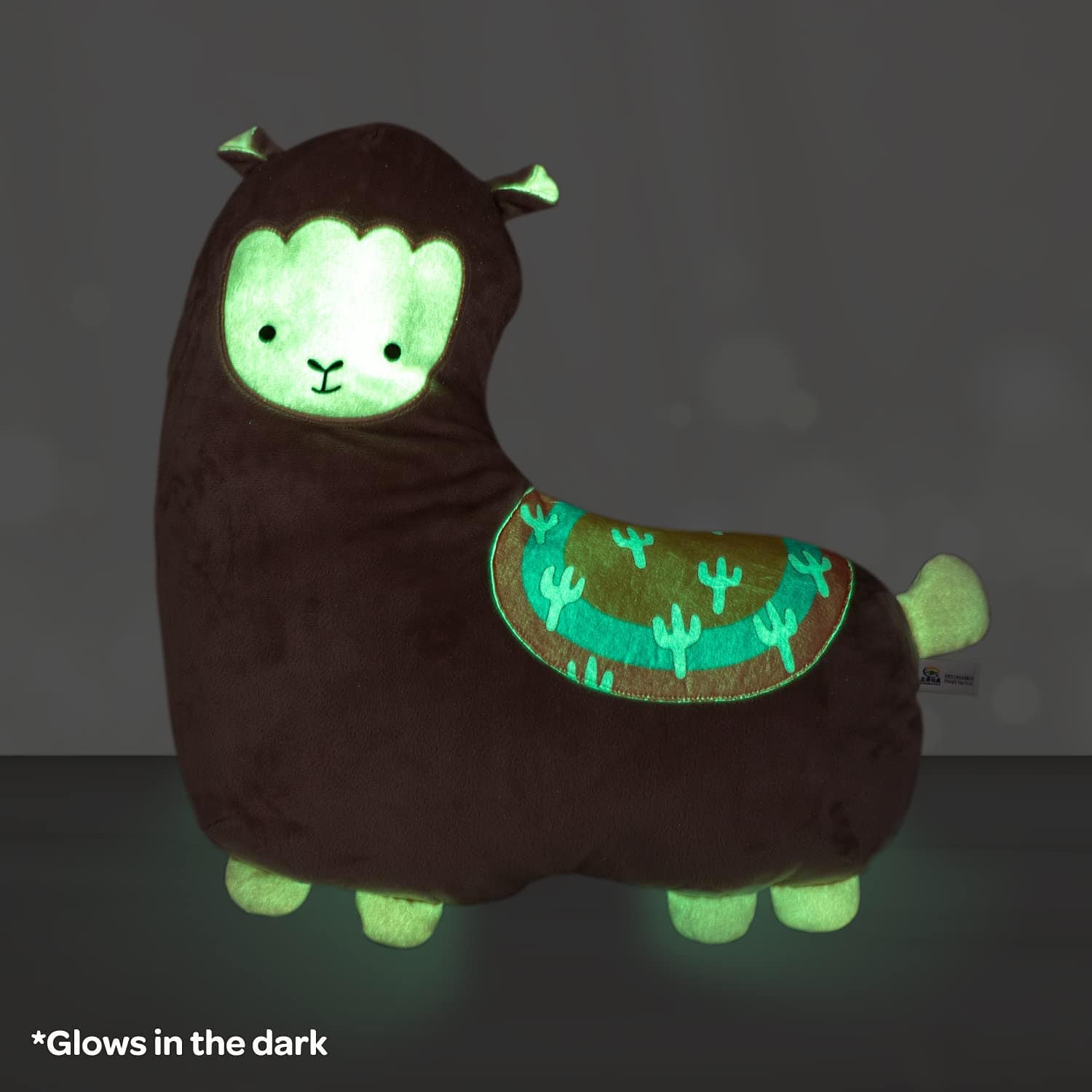 Adora Glow in the Dark Plush Pillow - Llama Stuffed Animal Design