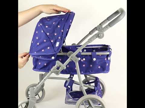 Adora 2-in-1 Convertible Baby Doll Stroller & Bassinet - Starry Night