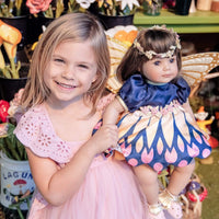 Adora Realistic Baby Doll, Toddler Doll Flutterbye Baby - 20 inch Brown Hair/Brown Eyes
