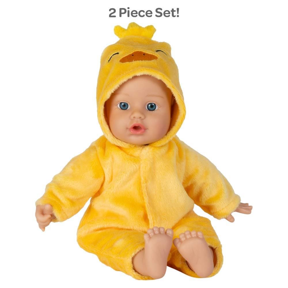 Adora Soft Baby Doll for Toddlers - Funsie Onesie Baby Duck 11 inches