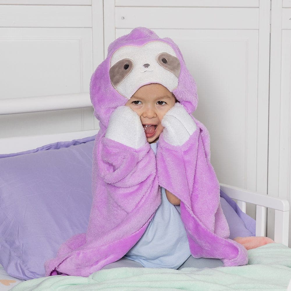 Adora Wearable Blanket Hoodie for Kids - Snuggle & Glow Sloth Blanket 