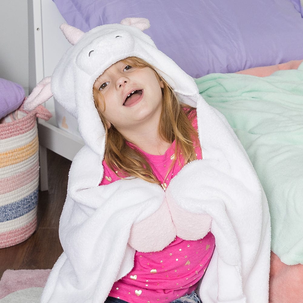 Adora Wearable Blanket Hoodie for Kids - Snuggle & Glow Unicorn Blanket 