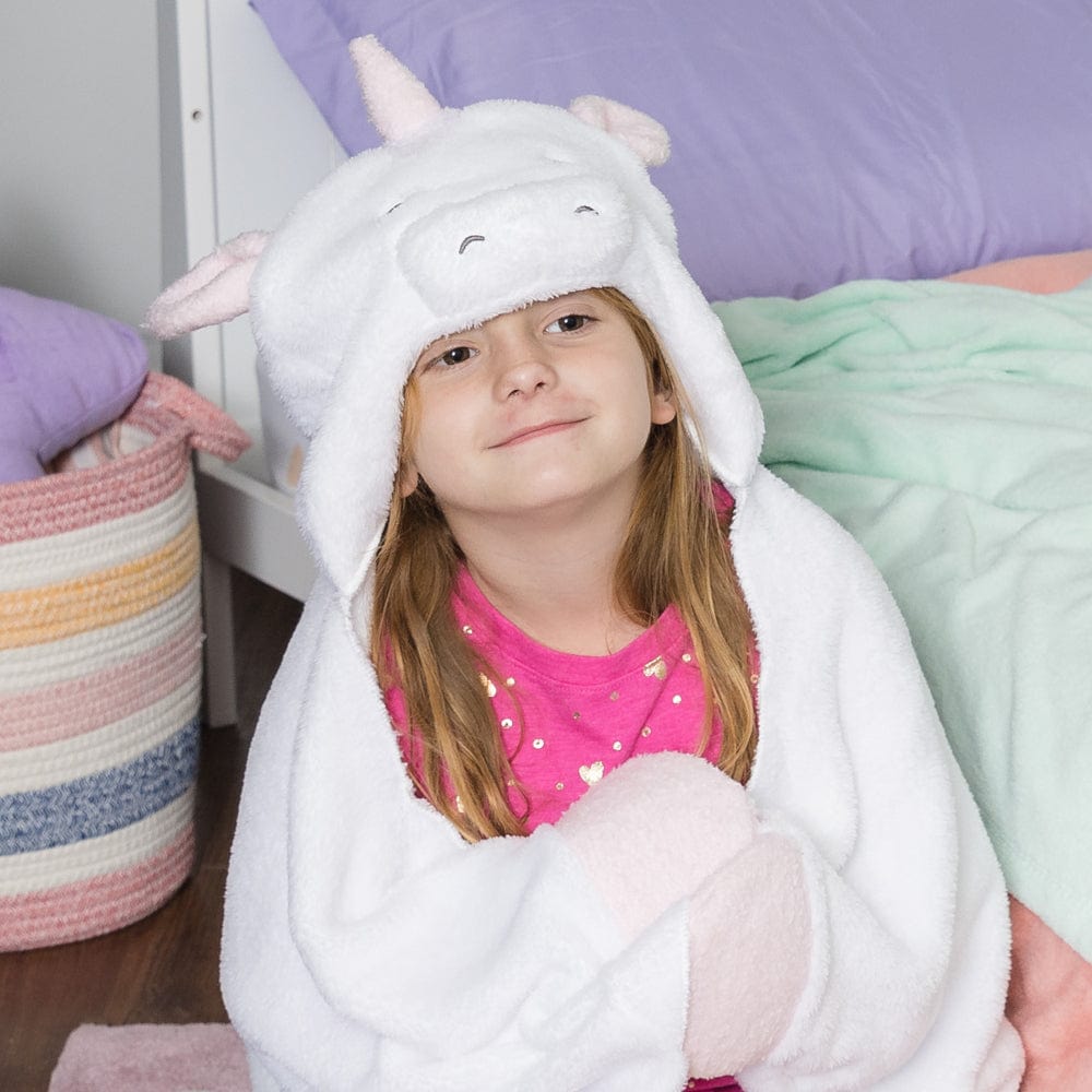 Adora Wearable Blanket Hoodie for Kids - Snuggle & Glow Unicorn Blanket 